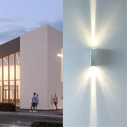 eclairage-murale-exterieur-persei-argente