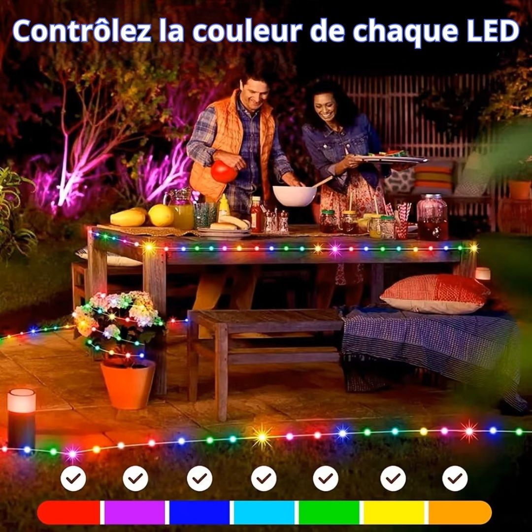 GUIRLANDE LUMINEUSE EXTÉRIEUR - INTELLIGENTE - RIGEL™