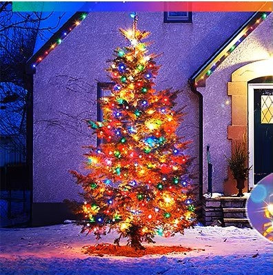GUIRLANDE LUMINEUSE SAPIN - SOLAIRE - COLORÉE - MIRZAM™