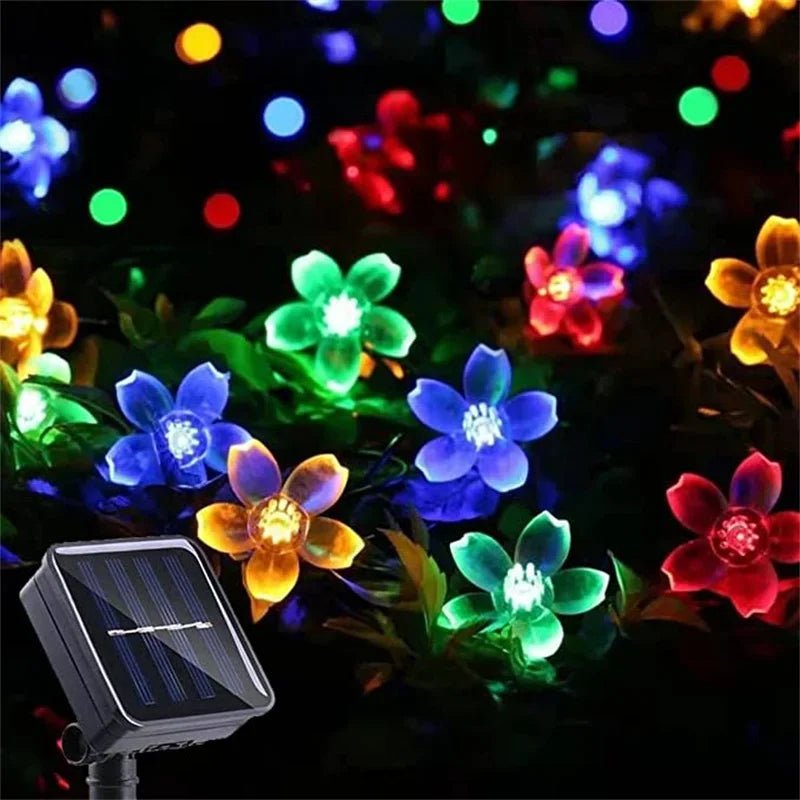 Guirlande lumineuse solaire - Fleurs - Jardinerie Plaisir