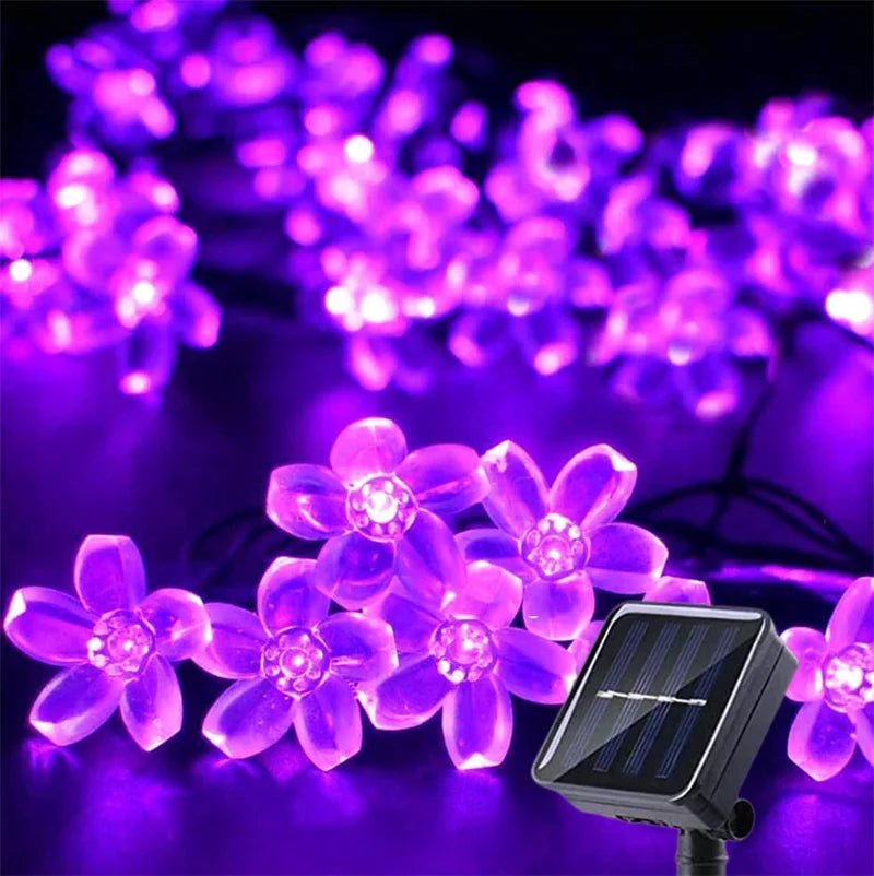 Guirlande lumineuse solaire - Fleurs - Jardinerie Plaisir