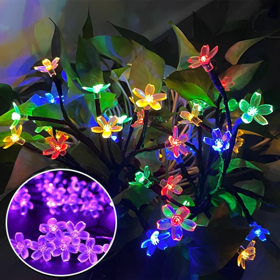 Guirlande lumineuse solaire - Fleurs - Jardinerie Plaisir