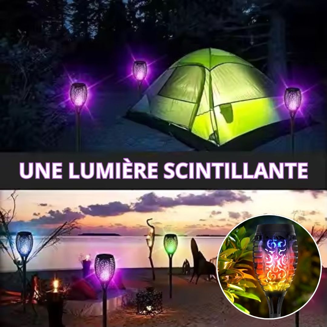 lampe-solaire-exterieur-flambeau-colore-brillant