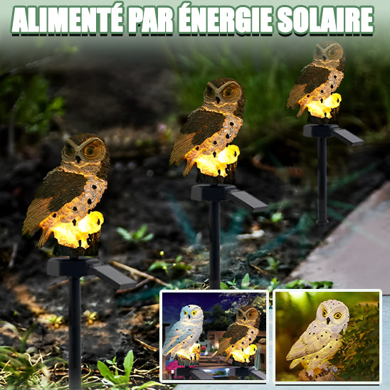 lampes-jardins-solaires-hibou-moderne