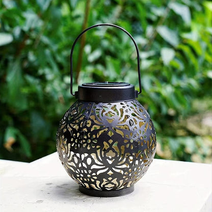 lanterne-solaire-art-fleuri-metal